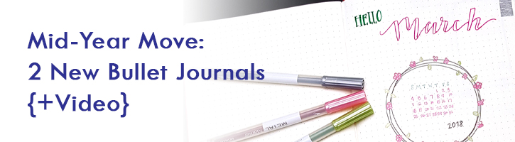 Moving to a New Bullet Journal for March! | Chocolate Musings