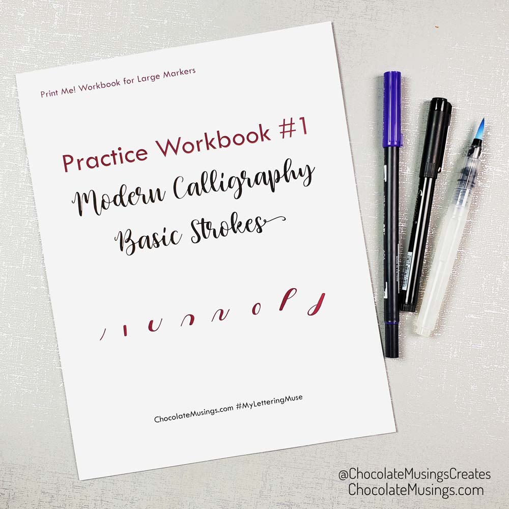 Modern Calligraphy Workbook and Practice Paper: Practice your hand  lettering with these trace paper and practice sheets